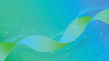 Elegant Gradient Waves with Minimalist Abstract Lines vector