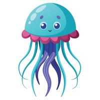 Stunning and Intricate Jellyfish Design for Nature Lovers and Marine Enthusiasts vector