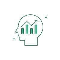 Business Data Insights Icon Design vector
