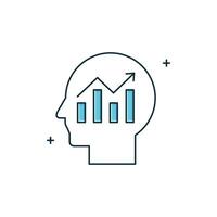 Business Data Insights Icon Design vector