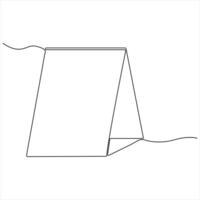 Continuous single line drawing calendar icon planning and scheduling concept design graphic illustration vector