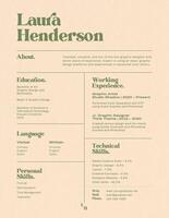 professional resume design template