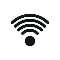 Wi-Fi icon white background vector