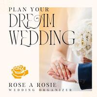 Clean Simple Feminine Cream Wedding Organizer Name Card Template