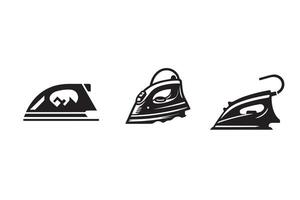 Clothing Iron Silhouette Illustration Design vector