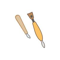 a pair of tools on a white background vector