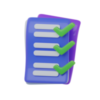 3D Audit Task List with Completed Checks png
