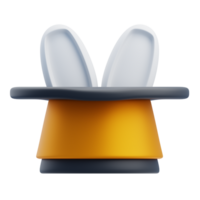 3D Carnival Hat With Rabbit Ears png