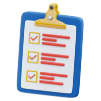 3D Business Task Prioritization Checklist png