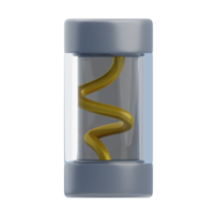 3D Electrical Fuse with Twisted Filament png