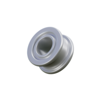 3D Metallic Pulley for Logistic Systems png