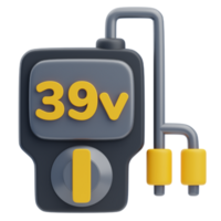 3D Voltage Tester With Controls png