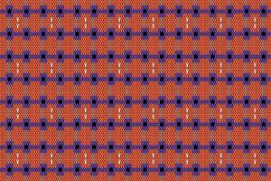 Knitting pattern from seamless geometric shape, vector