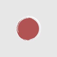 a circular shape filled with a warm, muted reddish-brown color. vector