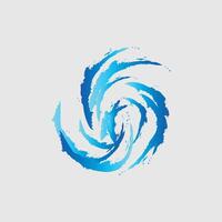 a stylized swirl design that resembles a whirlpool or cyclone. vector
