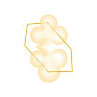 an abstract design with a series of soft, circular shapes in light yellow tones that create a flowing, organic appearance. vector