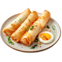 Egg rolls transparent background png