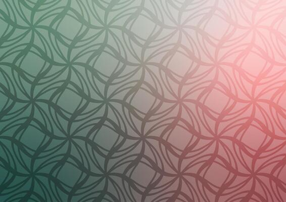 Pattern green soft red line curve art background