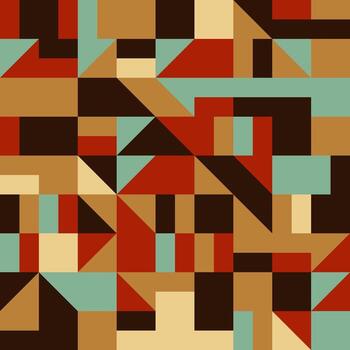 un vistoso resumen modelo con cuadrícula y triangulos vector