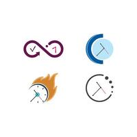 clock design template vector