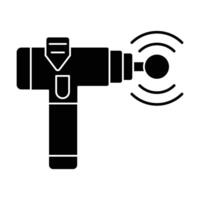 Massager icon on white background vector