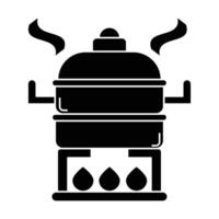 Steamer icon on white background vector