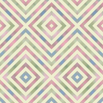 seamless pattern of soft pastel colors zig zag diamond design with beige, pink, and green gradients, ideal for digital backgrounds or home decor.