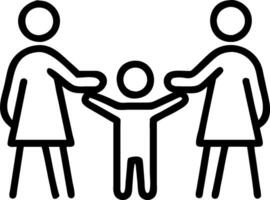 Family icon illustration vector