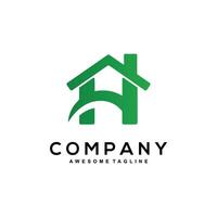 Elegant logo design featuring the letter H for your brand vector