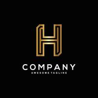 H letter logo design crafted for your business vector