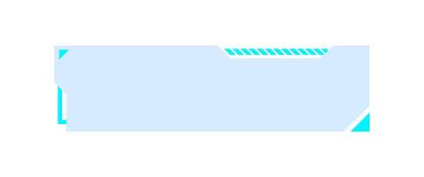 Futuristic lower third interface illustration. overlay element. vector