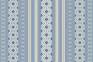 Geometric ethnic oriental pattern traditional,blue and white background,abstract background vector