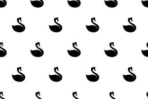 Swan seamless pattern background template vector