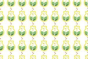 Science seamless pattern background template vector