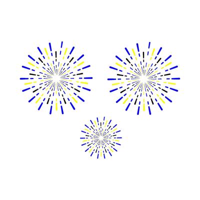 fireworks icon image logo illustration