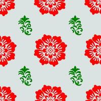 seamless floral pattern for background vector