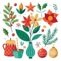 Holiday Icon Bundle vector