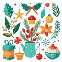 Christmas Celebration Set vector