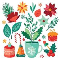Winter Festivity Elements vector
