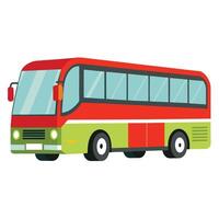 a school bus on white background vector
