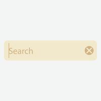 Search button on a white background vector