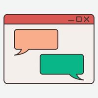 Chat bubble icon, chat bubble icon, chat bubble icon, chat bubble icon, chat bubble icon vector