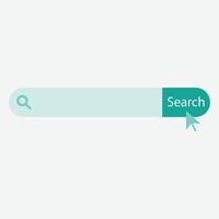 A search bar with a magnifying glass icon and a Search button. vector