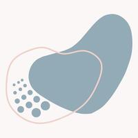 Abstract shapes with soft colors and circular elements, evoking a modern design aesthetic. vector