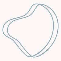 Abstract overlapping shapes in light blue, creating a modern graphic design element. vector