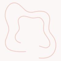 A series of abstract, flowing lines creating a soft, organic shape. vector