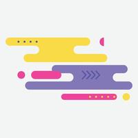Abstract design featuring colorful shapes and lines for modern graphic use. vector