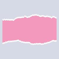 A torn paper effect with a pink background, suitable for design or creative projects. vector
