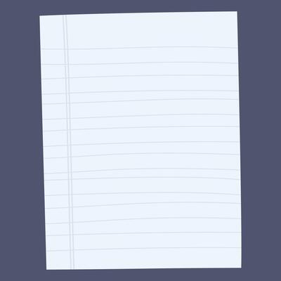 A blank lined notebook page, suitable for writing notes or ideas.