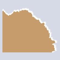 A stylized graphic representation resembling a landscape or abstract shape. vector